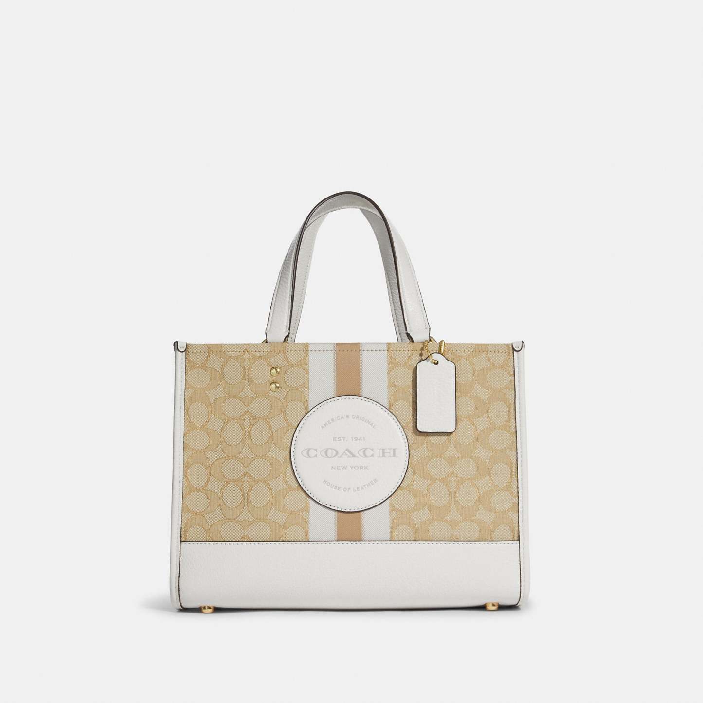 Coathtch Outlet Dempsey Carryall In Signature Jacquard With Stripe And Coathtch Patch
