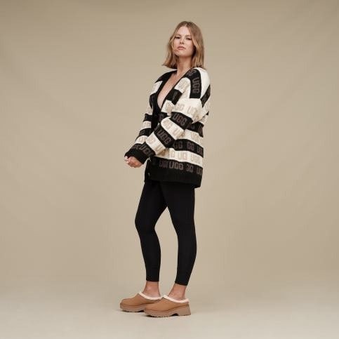 UGG W VENTURE DAZE SLIDE SAND/BLACK