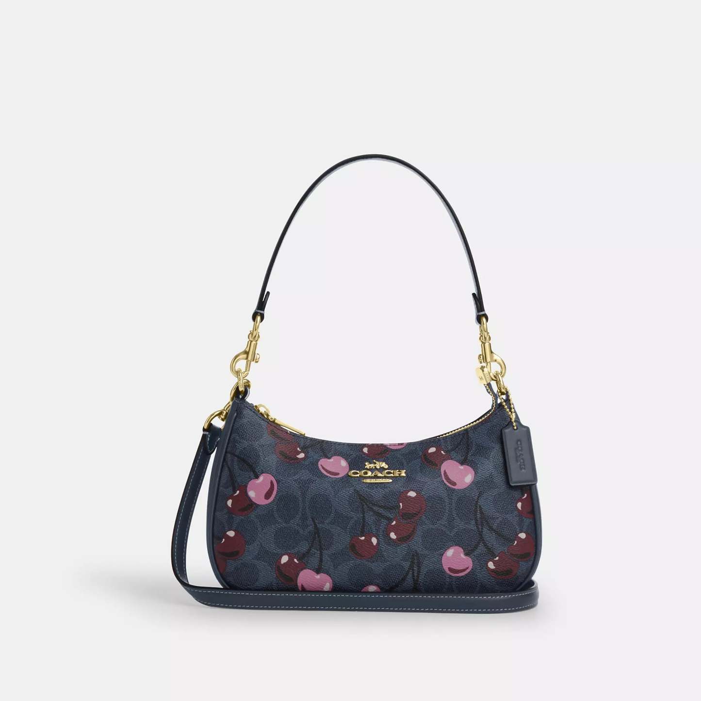Coathtch Outlet Teri Shoulder Bag In Signature Canvas With Cherry Print