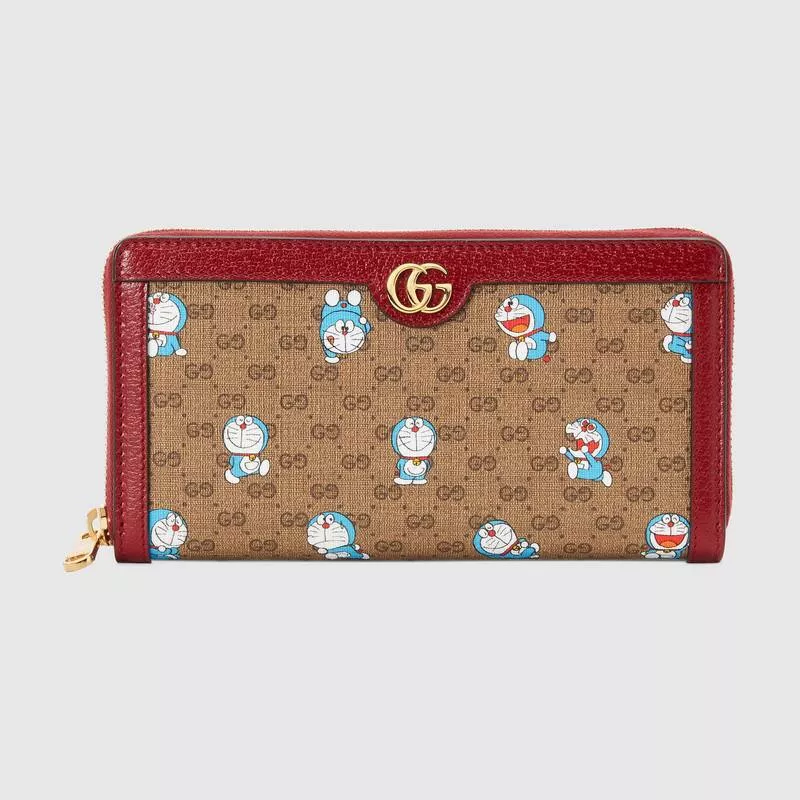 DORAEMON X GUthtCCI ジップアラウンドウォレット