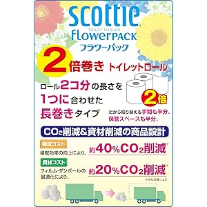 Double Roll Toilet Roll - Long Lasting