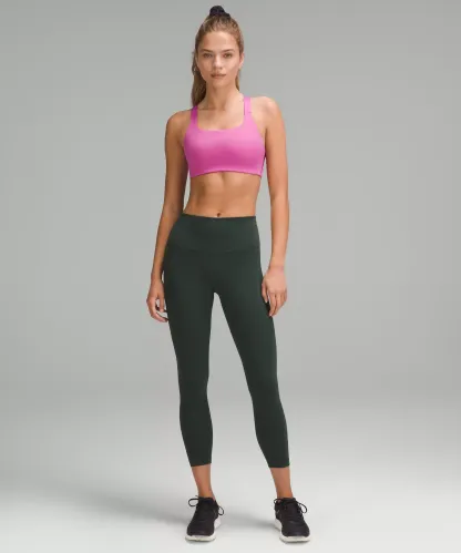 Ultralu Square-Neck Workout Bra Medium Support, B/C Cup