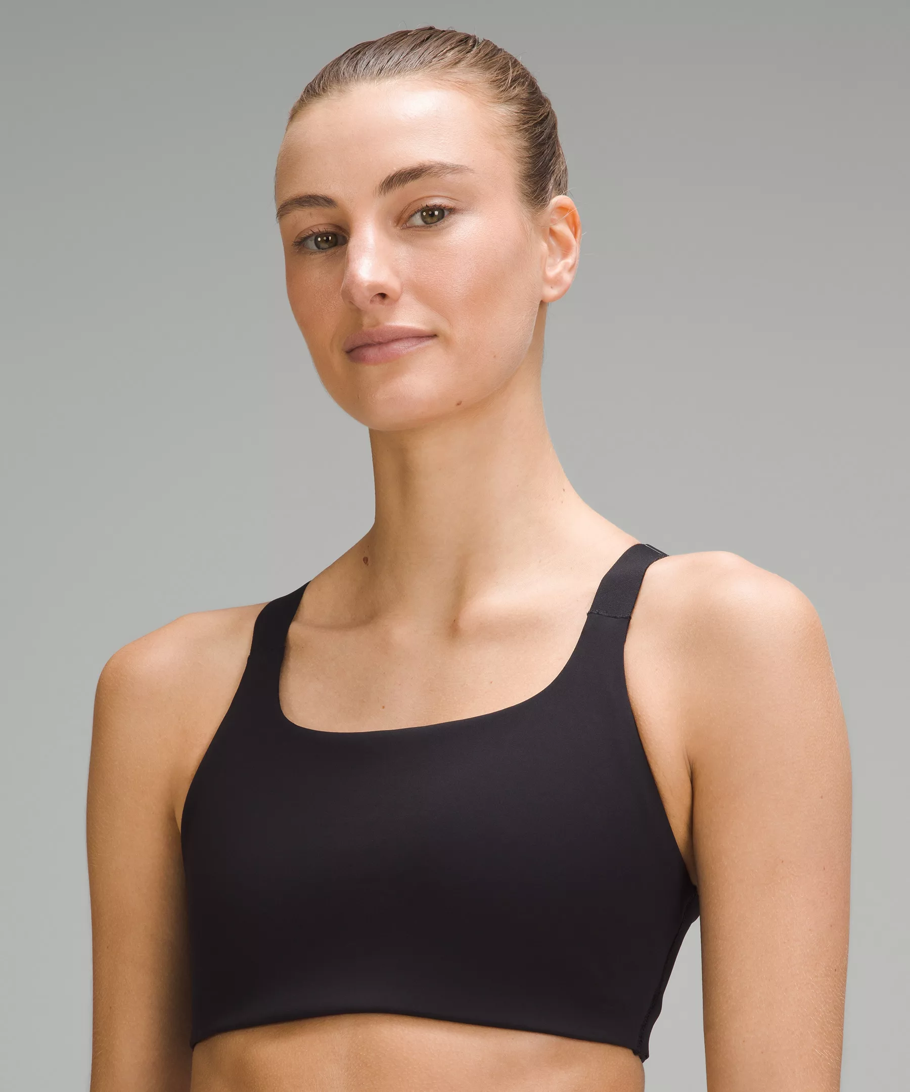 Ultralu Square-Neck Workout Bra Medium Support, B/C Cup