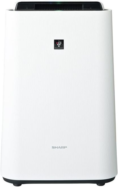 KC-S50-W Sharp Humidified Air Purifier, Plasmacluster 7000 Air Purifier, 23 Tatami Mats, White, Tank Capacity: Approx. 0.8 gal (2.5 L), Maximum Humidification Capacity 16.9 fl oz (500 ml)