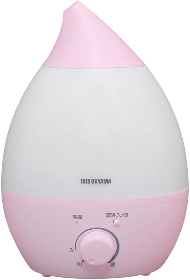 Iris Ohyama UHM-280S-W Humidifier, Large Capacity, Ultrasonic Type, Humidification Amount, 9.5 fl oz (280 ml), Tank Capacity, 0.9 gal (2.8 L), 8 Tatami Mat, 10 Hours Continuous Humidification, Aroma