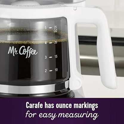 Mr. Coffee 2134286® 5 Cup Mini Brew Switch Coffee Maker, White