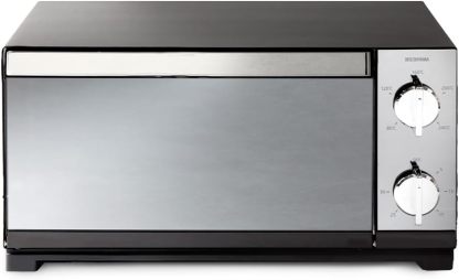 アイリスオーヤマ POT-412R-B トースター 4枚焼き 強火力 30分タイマー機能 オーブントースター ブラック