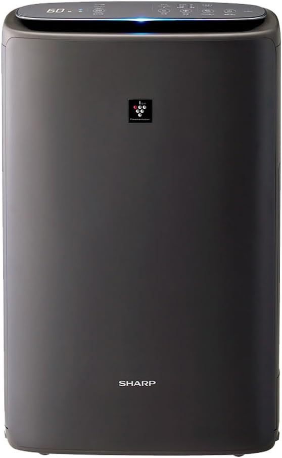 KC-S50-W Sharp Humidified Air Purifier, Plasmacluster 7000 Air Purifier, 23 Tatami Mats, White, Tank Capacity: Approx. 0.8 gal (2.5 L), Maximum Humidification Capacity 16.9 fl oz (500 ml)