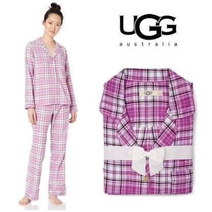 SALE！UthtGG♪ソフトな着心地★RAVENフランネルパジャマセット