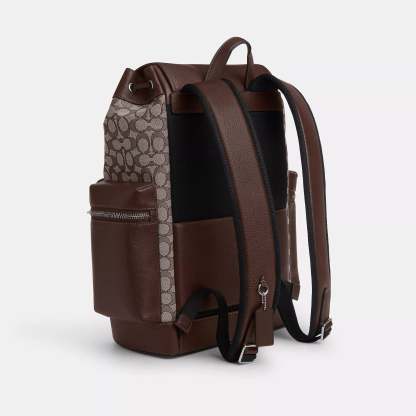 Coathtch Outlet Sprint Backpack In Signature Jacquard