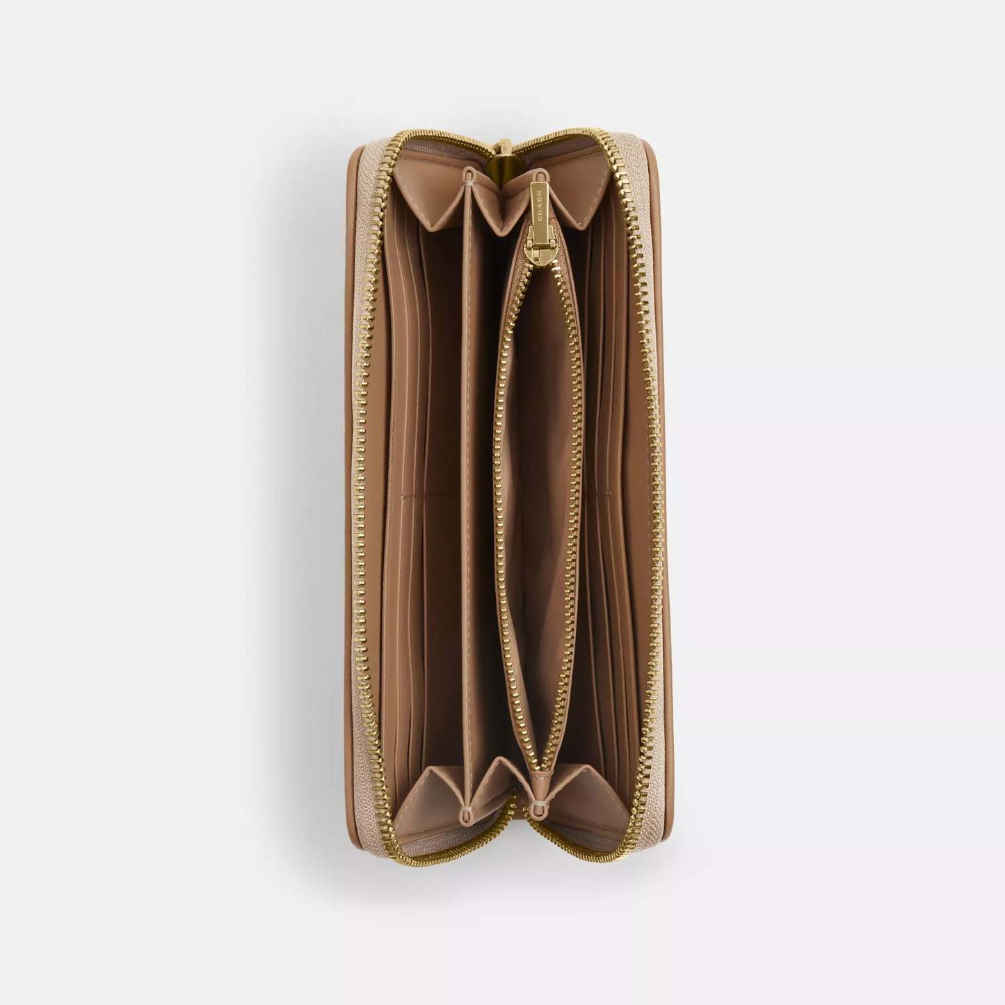 Coathtch Outlet Long Zip Around Wallet With Signature Canvas