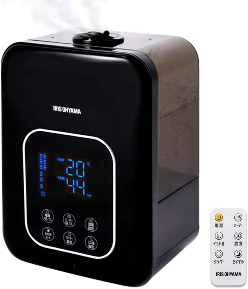 Iris Ohyama HDK-35-TM Humidifier, Large Capacity, Ultrasonic Type, Steam Type, Hybrid Type, Humidification Amount, 11.8 fl oz (350 ml), Tank Capacity, 4.5 L - 10 Tatami Mats, 12 Hours Continuous