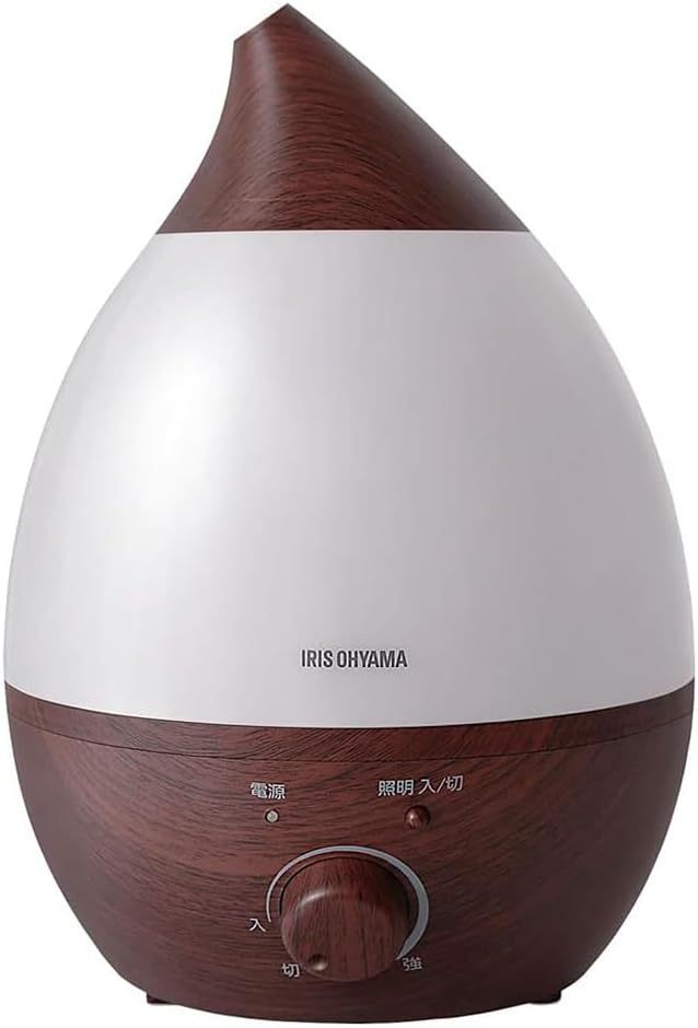 Iris Ohyama UHM-280S-W Humidifier, Large Capacity, Ultrasonic Type, Humidification Amount, 9.5 fl oz (280 ml), Tank Capacity, 0.9 gal (2.8 L), 8 Tatami Mat, 10 Hours Continuous Humidification, Aroma