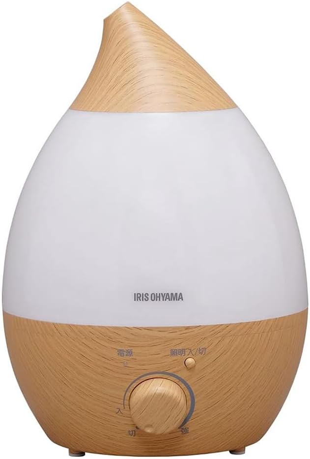 Iris Ohyama UHM-280S-W Humidifier, Large Capacity, Ultrasonic Type, Humidification Amount, 9.5 fl oz (280 ml), Tank Capacity, 0.9 gal (2.8 L), 8 Tatami Mat, 10 Hours Continuous Humidification, Aroma