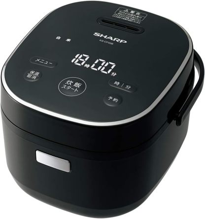 シャープ 炊飯器 5.5合 黒厚釜 球面炊き シルバー KS-S10J-S