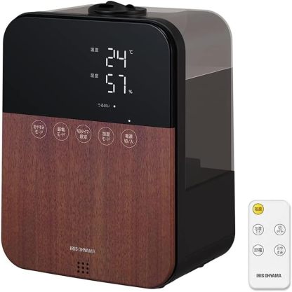Iris Ohyama HDK-35-TM Humidifier, Large Capacity, Ultrasonic Type, Steam Type, Hybrid Type, Humidification Amount, 11.8 fl oz (350 ml), Tank Capacity, 4.5 L - 10 Tatami Mats, 12 Hours Continuous