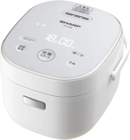 シャープ 炊飯器 5.5合 黒厚釜 球面炊き シルバー KS-S10J-S