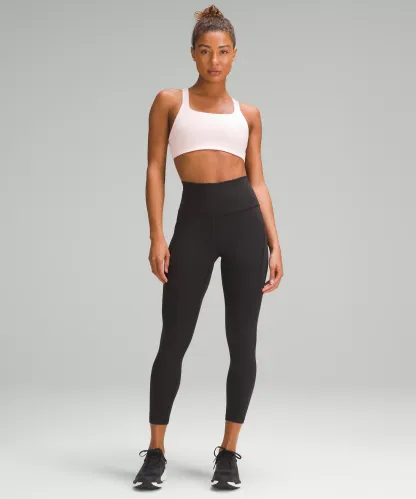 Ultralu Square-Neck Workout Bra Medium Support, B/C Cup