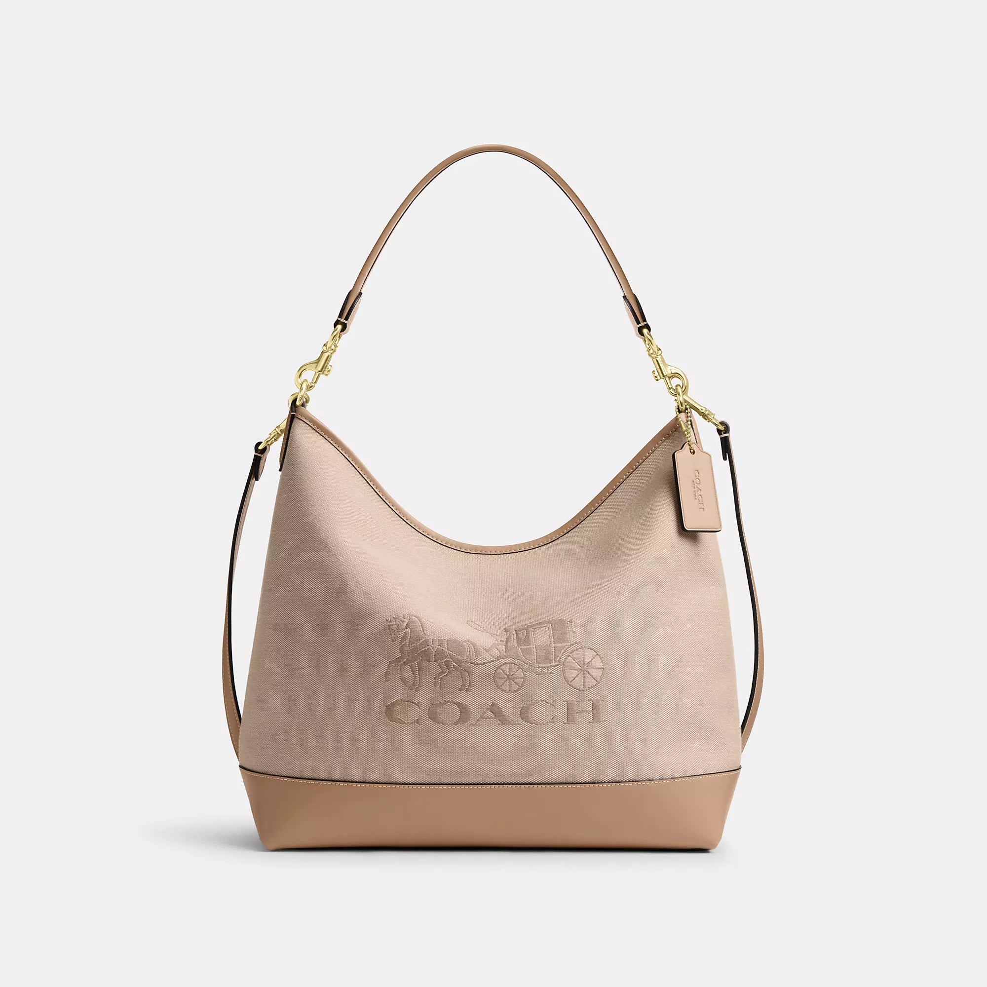 Coathtch Outlet Laurel Large Shoulder Bag With Horse And Carriage