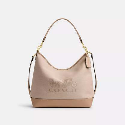 Coathtch Outlet Laurel Large Shoulder Bag With Horse And Carriage