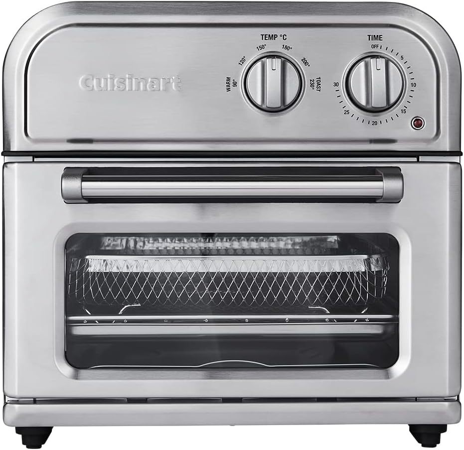 Cuisinart TOA-38SJ Nonfried Oven Toaster, 4-Plate Grill, Frozen, Toast, 4 Dials, Silver