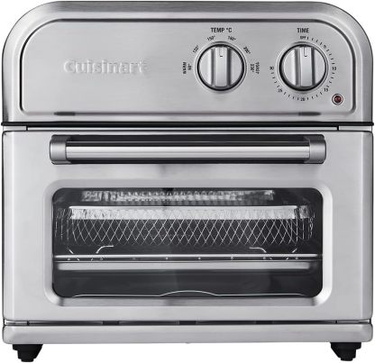 Cuisinart TOA-38SJ Nonfried Oven Toaster, 4-Plate Grill, Frozen, Toast, 4 Dials, Silver