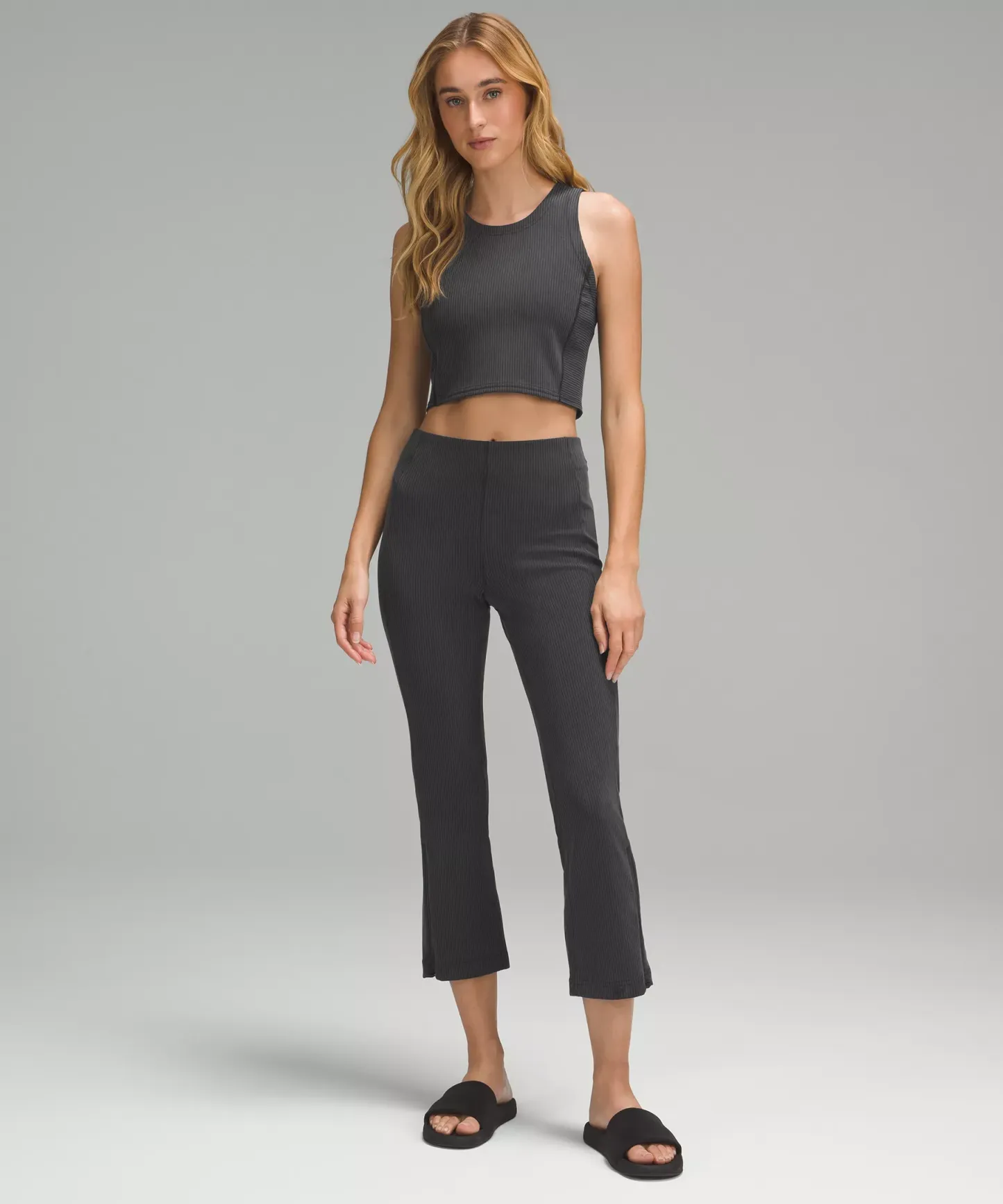 Ribbed Softstreme Cropped Tank Top