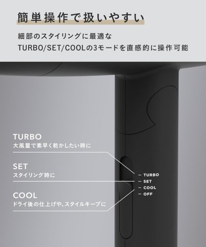 SALONIA スピーディイオンドライヤー 大風量 速乾 軽量 マイナスイオン ヘアドライヤー 2025年限定 SAL24013PM
