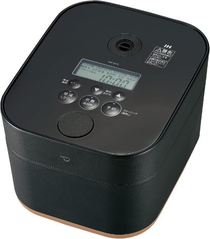 Zojirushi STAN. NW-SA10-WA Rice Cooker, 5.5 cups, Induction Heating Type, Black Round Pot, White