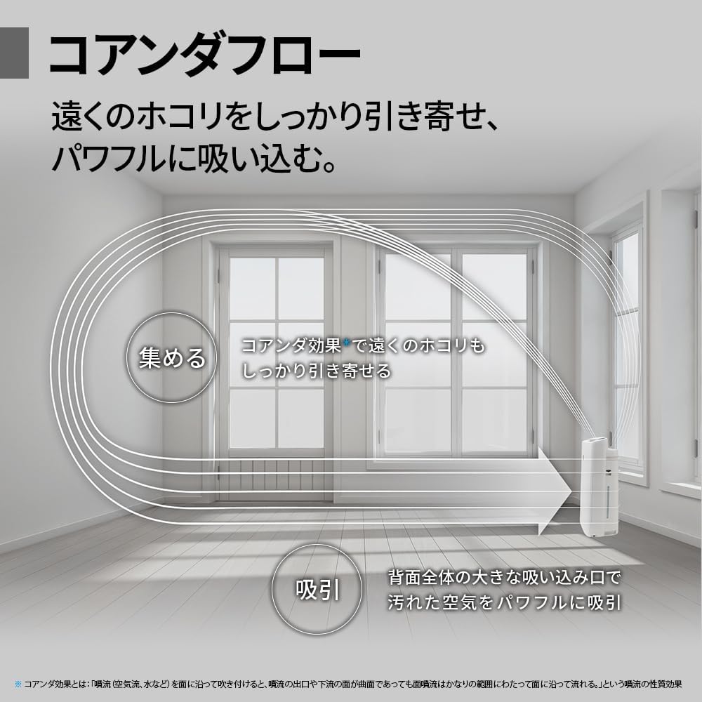 KC-S50-W Sharp Humidified Air Purifier, Plasmacluster 7000 Air Purifier, 23 Tatami Mats, White, Tank Capacity: Approx. 0.8 gal (2.5 L), Maximum Humidification Capacity 16.9 fl oz (500 ml)