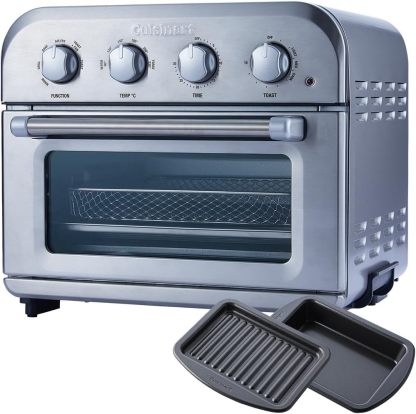 Cuisinart TOA-38SJ Nonfried Oven Toaster, 4-Plate Grill, Frozen, Toast, 4 Dials, Silver