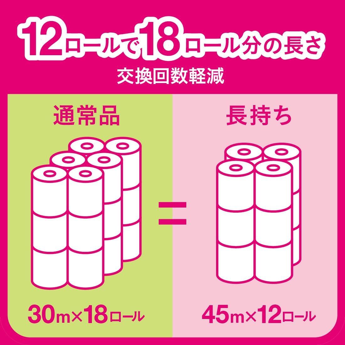 エリエール トイレットペーパー 30m×18ロール ダブル パルプ100% リラックス感のある香り