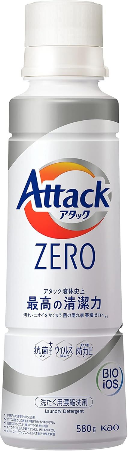 アタックゼロ 洗濯用洗剤 液体 アタックリキッド 史上最高の清潔感 (大容量) つめかえ用 1200g