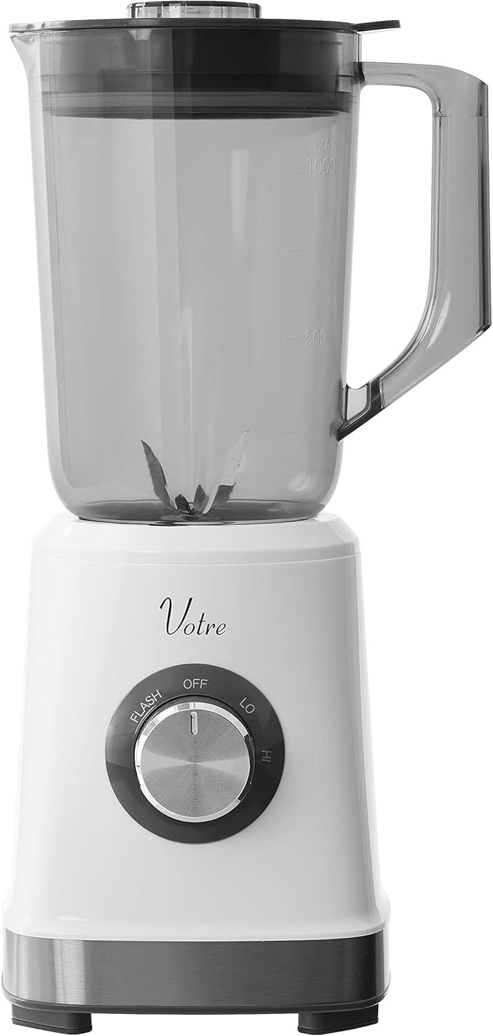 Yamazen MJB-T100(W) Juicer, Crushing Ice, Juice Blender, 33.8 fl oz (1