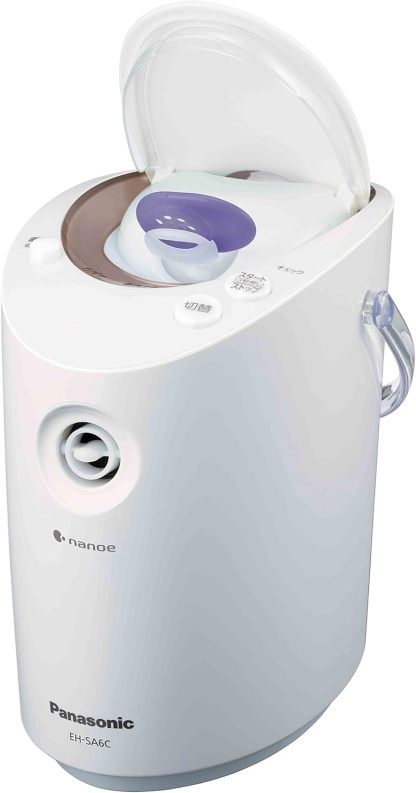 Panasonic EH-SA70-H Steamer, Nanocare, Dense Double Steam, Light & Aroma Stone Type, Greige