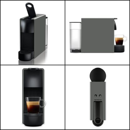Nespresso Original Capsule Coffee Maker, Essenza Mini Piano Black, D, D30-BK-W, Espresso Machine, Fully Automatic, Main Unit, Recommended, Stylish, Compact, Small