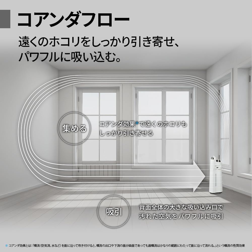 KC-S50-W Sharp Humidified Air Purifier, Plasmacluster 7000 Air Purifier, 23 Tatami Mats, White, Tank Capacity: Approx. 0.8 gal (2.5 L), Maximum Humidification Capacity 16.9 fl oz (500 ml)