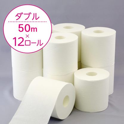 Scottie Flower Pack Toilet Paper, Double Roll (24 Rolls’ Quantity in 12 Rolls), 164.0 inches (50 m) Double Rolls x 4 Packs