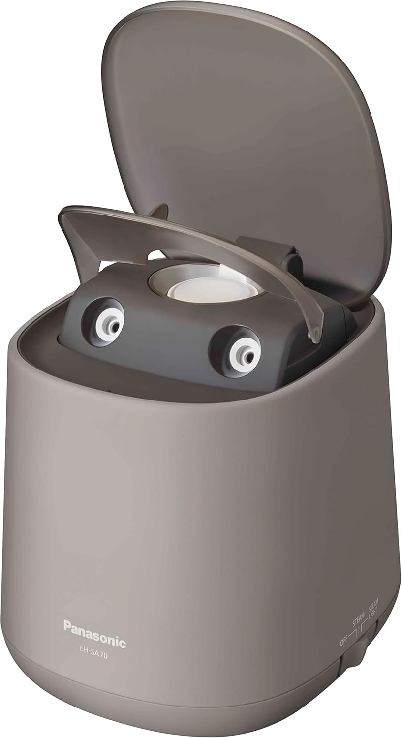 Panasonic EH-SA70-H Steamer, Nanocare, Dense Double Steam, Light & Aroma Stone Type, Greige