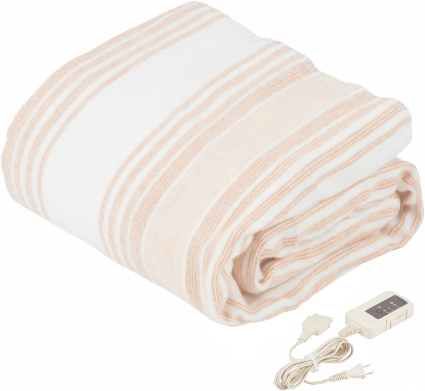 Mofua MFS401UH-D Electric Blanket, Washable Bed Blanket, Compact Size, 47.2 x 23.6 inches (120 x 60 cm), Dust Clean Function, Heat Wiring, White x Orange