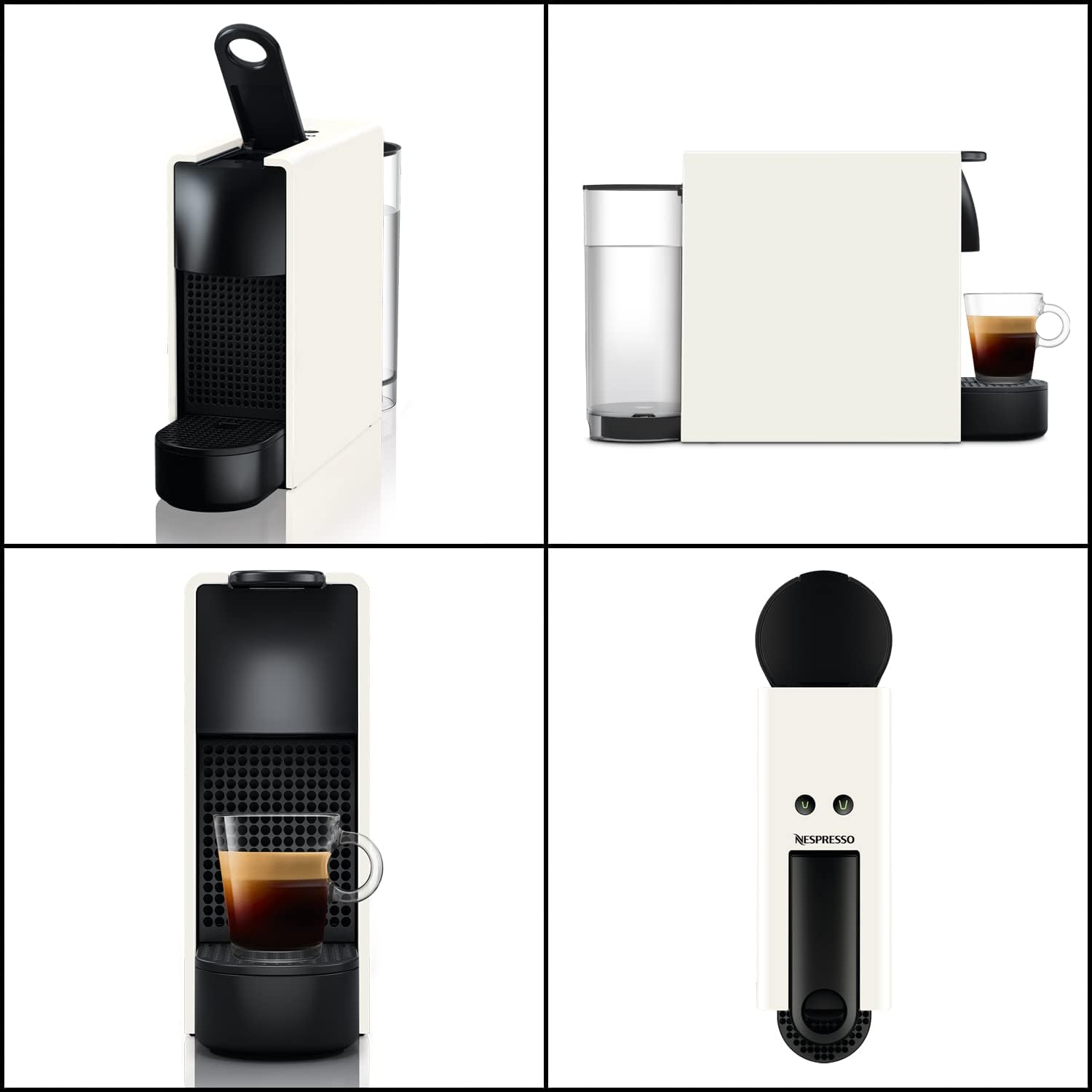 Nespresso Original Capsule Coffee Maker, Essenza Mini Piano Black, D, D30-BK-W, Espresso Machine, Fully Automatic, Main Unit, Recommended, Stylish, Compact, Small