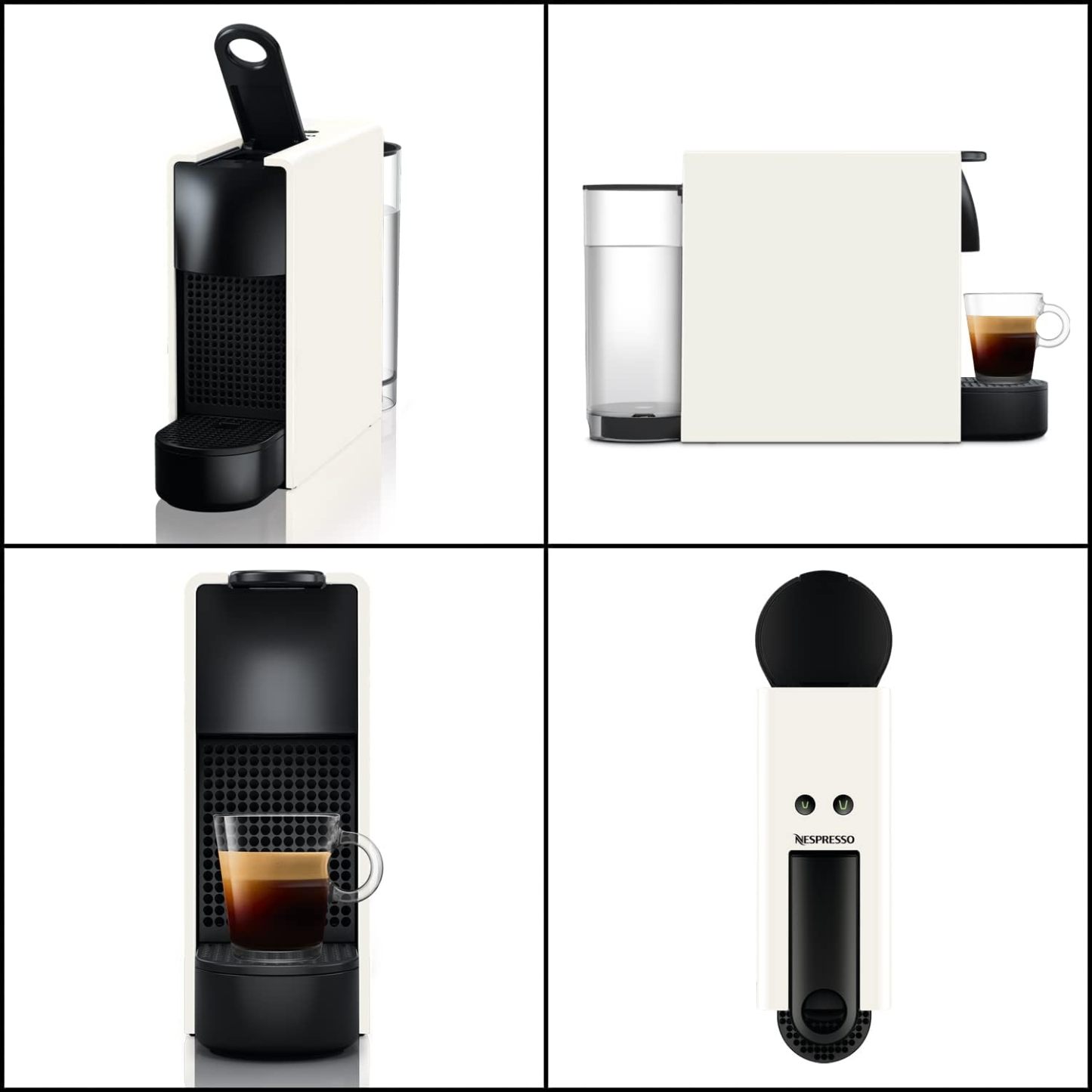 Nespresso Original Capsule Coffee Maker, Essenza Mini Piano Black, D, D30-BK-W, Espresso Machine, Fully Automatic, Main Unit, Recommended, Stylish, Compact, Small