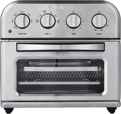 Cuisinart TOA-38SJ Nonfried Oven Toaster, 4-Plate Grill, Frozen, Toast, 4 Dials, Silver
