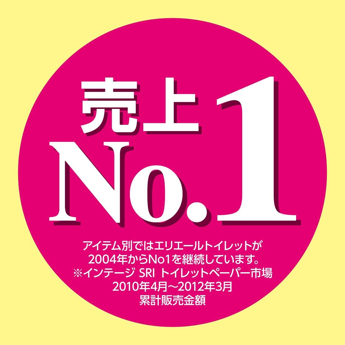 エリエール トイレットペーパー 30m×18ロール ダブル パルプ100% リラックス感のある香り