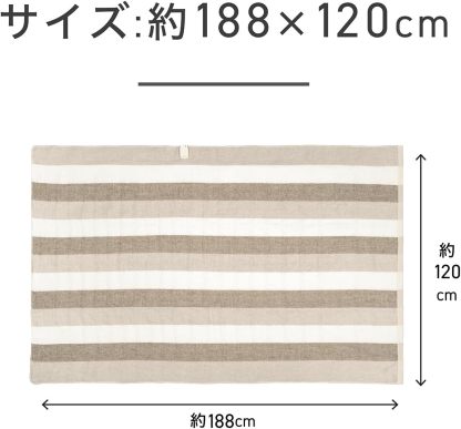 Koizumi KDS-40242 Electric Blanket, Bed Blanket, Washable, Heated Heating Wiring, Dust Mites, 51.2 x 31.5 inches (130 x 80 cm)