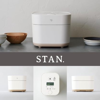 Zojirushi STAN. NW-SA10-WA Rice Cooker, 5.5 cups, Induction Heating Type, Black Round Pot, White