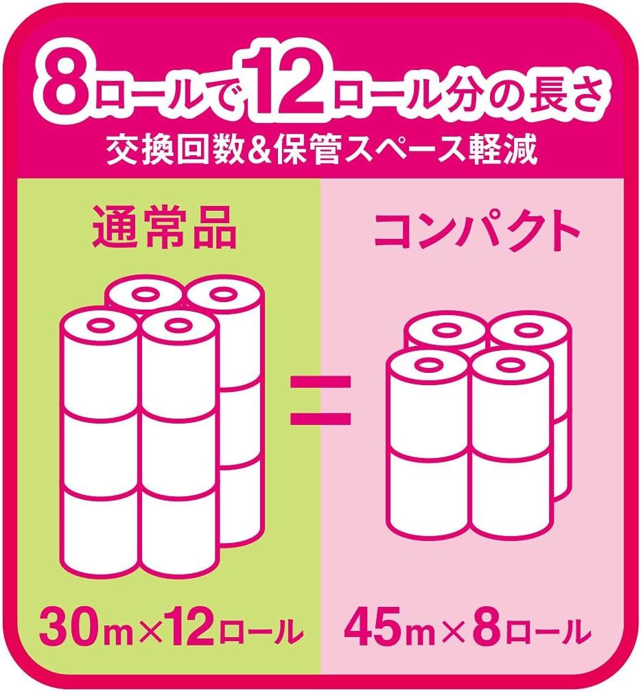 エリエール トイレットペーパー 30m×18ロール ダブル パルプ100% リラックス感のある香り