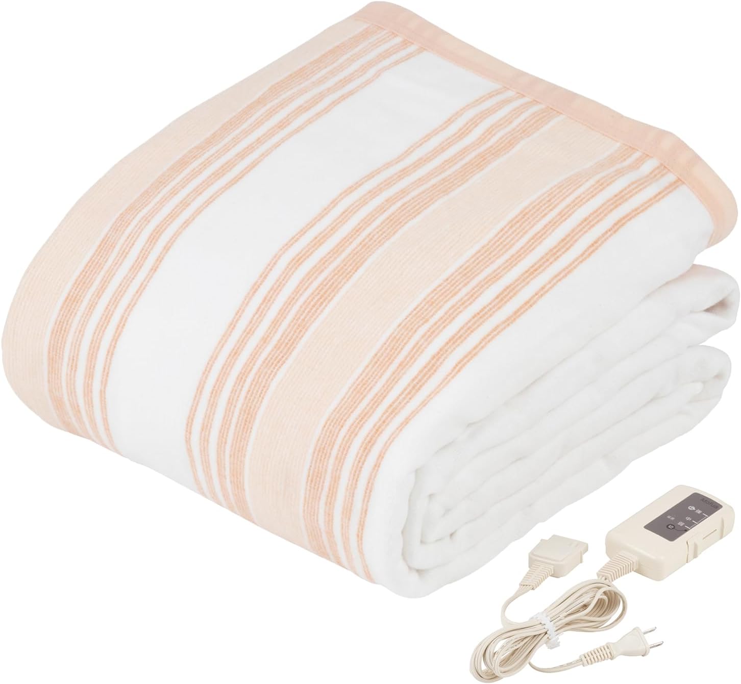 Mofua MFS401UH-D Electric Blanket, Washable Bed Blanket, Compact Size, 47.2 x 23.6 inches (120 x 60 cm), Dust Clean Function, Heat Wiring, White x Orange