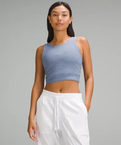 Ribbed Softstreme Cropped Tank Top