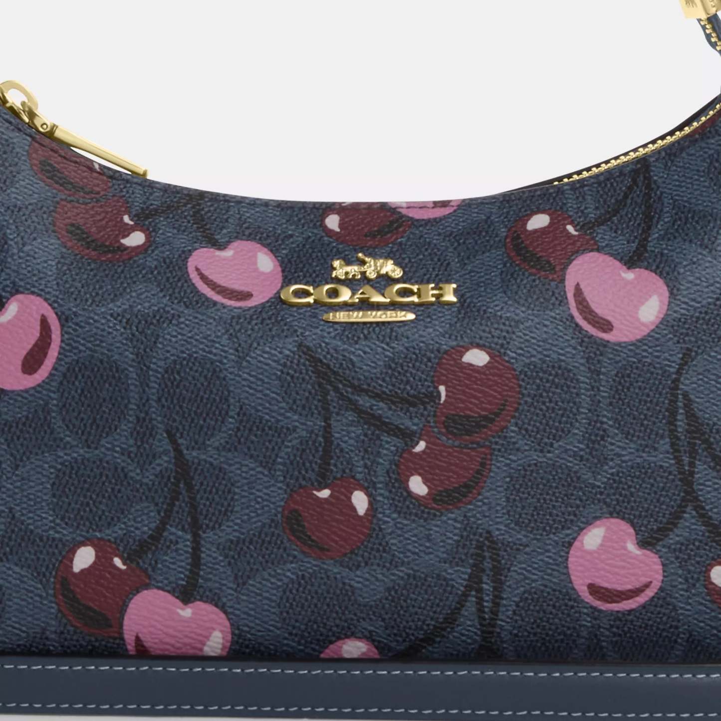 Coathtch Outlet Teri Shoulder Bag In Signature Canvas With Cherry Print